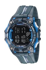 Ficha técnica e caractérísticas do produto Relógio Esportivo Digital Azul e Cinza - Speedo
