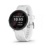 Ficha técnica e caractérísticas do produto Relógio Esportivo Garmin Forerunner 245 Music Branco e Preto com GPS e Monitor Cardíaco