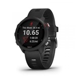 Ficha técnica e caractérísticas do produto Relógio Esportivo Garmin Forerunner 245 Music Preto e Vermelho com GPS e Monitor Cardíaco
