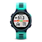 Ficha técnica e caractérísticas do produto Relógio Esportivo Garmin Forerunner 735Xt Azul e Azul Marinho com Gps e Monitor Cardíaco