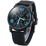 Ficha técnica e caractérísticas do produto Relógio Esportivo Masculino com Pulseira de Silicone – GT (Azul)
