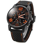 Relógio Esportivo Masculino com Pulseira de Silicone – GT (Laranja)