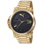 Relogio Esportivo Puma Preto e Dourado PU103461006 com Garantia