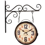 Ficha técnica e caractérísticas do produto Relógio Estação Paris France - Versare Anos Dourados