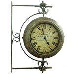 Relógio Estação Giratório Vintage