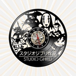 Ficha técnica e caractérísticas do produto Relógio Estúdio Ghibli Animes Japonês Nerd Geek Vinil LP