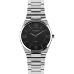 Ficha técnica e caractérísticas do produto Relógio Euro EU2035YOZ/3P feminino New Basic prata mostrador preto