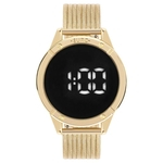 Ficha técnica e caractérísticas do produto Relógio Euro Fashion Fit Touch Feminino Dourado EUBJ3912AA/4F