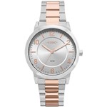 Ficha técnica e caractérísticas do produto Relógio Euro Feminino Ref: Eu2036ylw/5k Bicolor Trendy Prata com Rosé