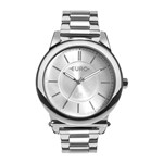 Ficha técnica e caractérísticas do produto Relógio Euro Feminino Ref: Eu2036ymt/3k Assimetric Glam Prata
