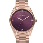 Ficha técnica e caractérísticas do produto Relógio Euro Minimal Shine Rose Feminino EU2036YOD/4N