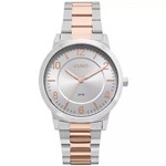 Ficha técnica e caractérísticas do produto Relógio Euro Trendy Bicolor Prata / Rose Feminino EU2036YLW/5K