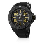Ficha técnica e caractérísticas do produto Relógio Everlast Masculino Force E618 Caixa ABS e Pulseira Silicone Preta