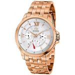 Relógio Feminino Ana Hickmann Ah30273z Dourado Rosê Multifunção