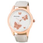 Ficha técnica e caractérísticas do produto Relógio Feminino Analógico Backer 3055112F Fashion - Branco