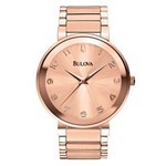 Ficha técnica e caractérísticas do produto Relógio Feminino Analógico Bulova WB22159X - Rosé