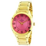 Ficha técnica e caractérísticas do produto Relógio Feminino Analógico Champion CN25029L - Rosa/Dourado