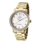 Ficha técnica e caractérísticas do produto Relógio Feminino Analógico Champion, Pulseira de Aço Dourado, Resistente à Água - CN29427H