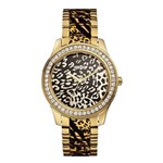 Ficha técnica e caractérísticas do produto Relógio Feminino Analógico Guess 92538LPGSDA1 - Dourado Animal Print