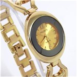 Relógio Feminino Analógico Hc 21175 - Pulseira Dourada / Fundo Dourado - Rel10006