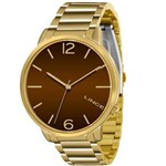 Ficha técnica e caractérísticas do produto Relógio Feminino Analógico Lince Feminino LRGJ043L N2KX – Dourado