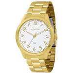 Ficha técnica e caractérísticas do produto Relógio Feminino Analógico Lince LRG4219L B2KX - Dourado