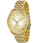 Ficha técnica e caractérísticas do produto Relógio Feminino Analógico Lince Pulseira em Aço 3ATM LRG4317L C2KX - Dourado