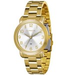 Ficha técnica e caractérísticas do produto Relógio Feminino Analógico Lince Pulseira em Aço 3ATM LRG4319L S2KX - Dourado