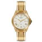 Ficha técnica e caractérísticas do produto Relógio Feminino Analógico Orient Casual FGSS1100 C3KX - Dourado