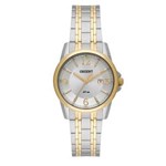 Ficha técnica e caractérísticas do produto Relógio Feminino Analógico Orient Eternal FTSS1094 S2SK - Prata/Dourado