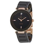 Ficha técnica e caractérísticas do produto Relógio Feminino Anne Klein Black Dial - Modelo Ank-1018Rgbk