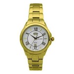 Ficha técnica e caractérísticas do produto Relogio Feminino Atlantis B3406 Dourado Fundo Branco