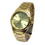 Relogio Feminino Atlantis G3325 Social Fundo Dourado