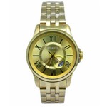 Relogio Feminino Atlantis G3390 Fundo Dourado