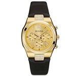 Ficha técnica e caractérísticas do produto Relógio Feminino Bulova Cronógrafo WB27967X - Preto