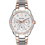 Ficha técnica e caractérísticas do produto Relógio Feminino Bulova Diamond WB27734S