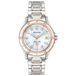 Ficha técnica e caractérísticas do produto Relógio Feminino Bulova Marine Star Aço 98P187