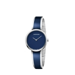 Relógio Feminino Calvin Klein Seduce Aço Prata/Azul K4E2N11N