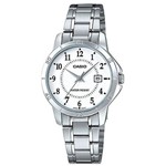 Ficha técnica e caractérísticas do produto Relógio Feminino Casio Aço Inox Folheado Ltp-v004d-7budf