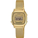 Ficha técnica e caractérísticas do produto Relógio Feminino Casio Digital LA670WEMY-9DF - Dourado