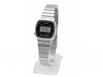 Relógio Feminino Casio Digital Vintage - LA670WA-1DF Prata