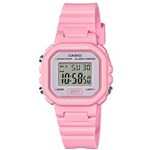 Ficha técnica e caractérísticas do produto Relógio Feminino Casio La-20Wh-4A1Df Digital Rosa