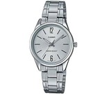 Relógio Feminino Casio Prata Fundo Prata LTP-V005D-7BUDF