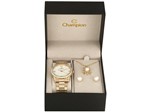 Ficha técnica e caractérísticas do produto Relógio Feminino Champion Analógico CN29043W - Dourado com Acessório