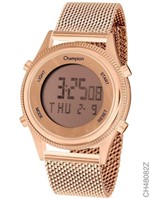 Ficha técnica e caractérísticas do produto Relógio Feminino Champion Digital com Alarme Ch48082z Rosê