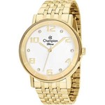 Ficha técnica e caractérísticas do produto Relógio Feminino Champion Dourado Caixa 4,2 Cm Cn26671h