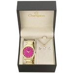 Ficha técnica e caractérísticas do produto Relógio Feminino Champion Dourado - Ch24759j