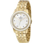 Ficha técnica e caractérísticas do produto Relógio Feminino Champion Elegance CN25761H Dourado