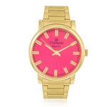 Ficha técnica e caractérísticas do produto Relógio Feminino Champion Elegance CN26037L Dourado