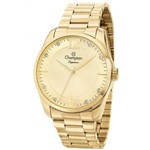 Ficha técnica e caractérísticas do produto Relógio Feminino Champion Elegance CN27607G - Dourado